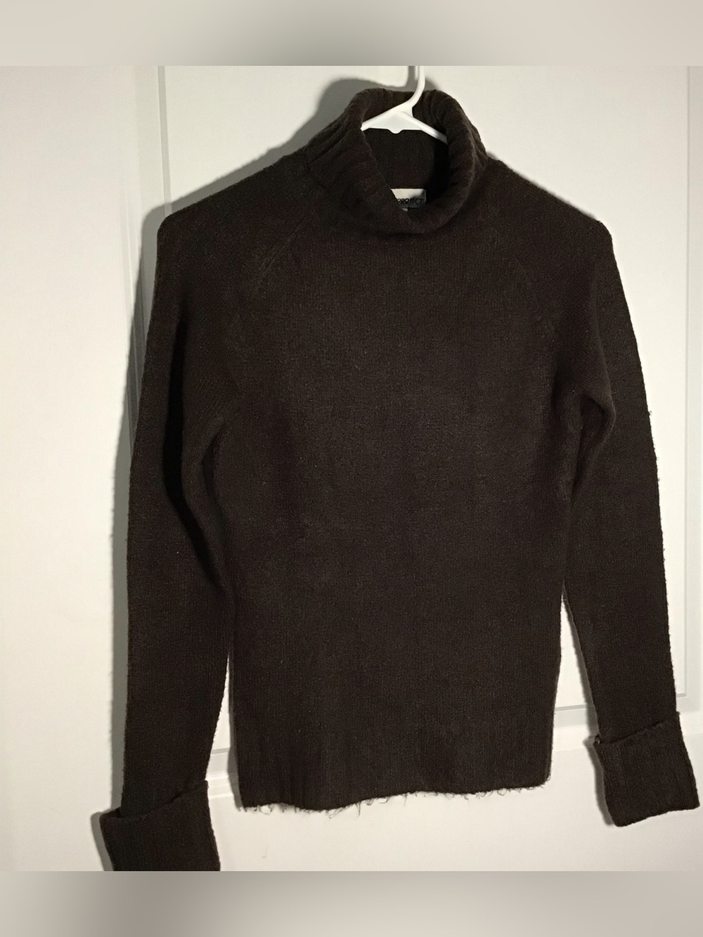 Sweater Project Women’s Dark Brown Turtleneck Pullover M